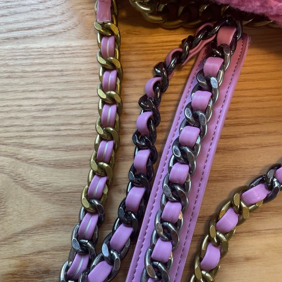 STEVE MADDEN Chain crossbody & hand bag, cozy material - Picture 3 of 6
